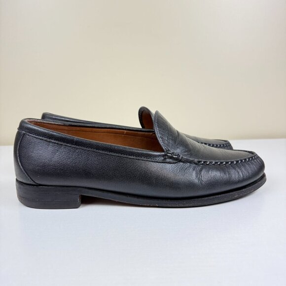 Allen Edmonds Carson Black Leather Slip On Loafers main image 11